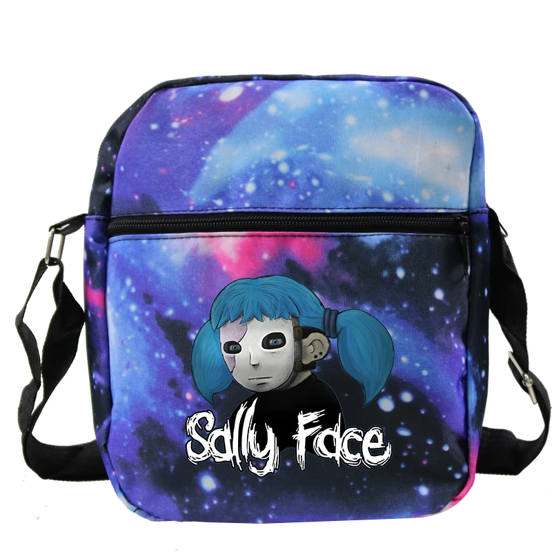 #*Cheap Sally Face Prints Mini Bag Small Flap Boys Girls Shoulder Bag Crossbody Bags for Women Messenger Bag Ladies Handbags Sac Femme