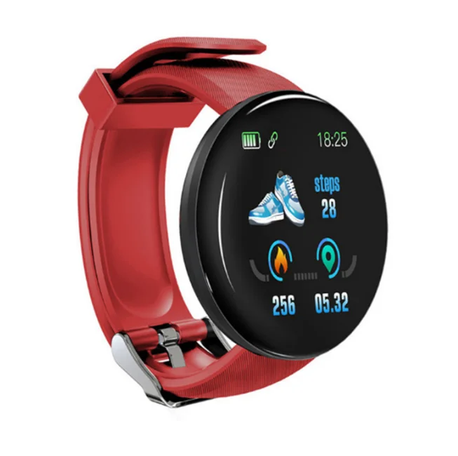 2019 New Arrival D 18 Waterproof Bluetooth Bracelet Smart Watch Heart Rate Blood Pressure Activity Trackers Sports Smartwatch