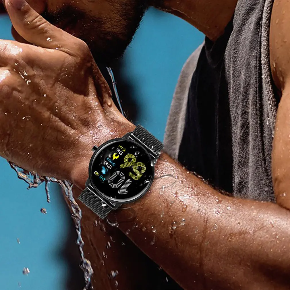 Ip68 Waterproof Smartwatch Sport Watch Heart Rate Health Wristband Smart Bracelet For Most Smartphones Dropshipping