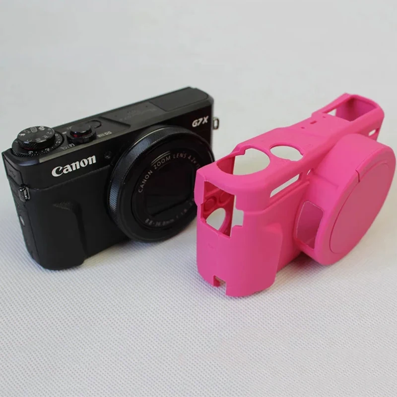 Силиконовая сумка для камеры Canon PowerShot G7X Mark II защитные сумки объектива Мягкий