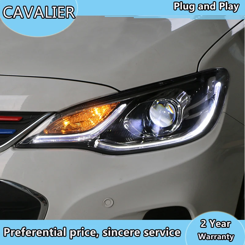 Тюнинг автомобилей для Chevrolet Cavalier головной светильник глаза ангела 2016-2018