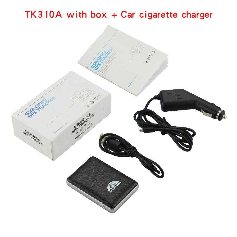 No box with group2 Высокое качество gps трекер gps 310A TK310A датчики удара для сигнализации превышения скорости сигнализации низкого заряда батареи 1000 мАч батарея долгое время ожидания - Цвет: No box with group2