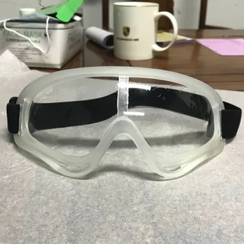 

High Quality Anti-spitting dust-proof transparent white goggles for outdoor travel