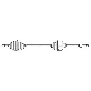 

METELLI axle shaft FIATStilo (192), MultiWagon : 1.917-0652METELLI