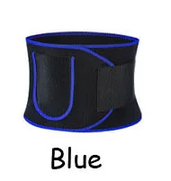 Fitness Belt Waist Belts Women's Waist Sweating Multi-function Body Abdomen Women's Explosion Sweat Belt - Color: Blue