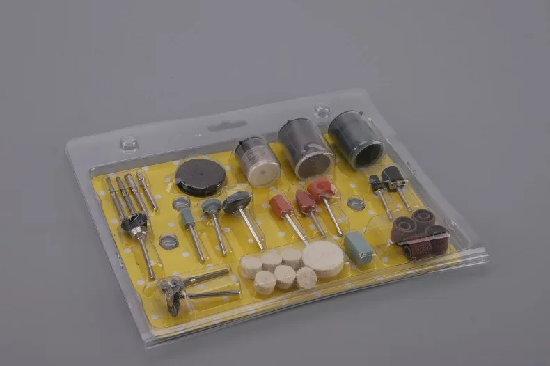 Electric Grinding Tools Set Electric Grinder Accessories Polishing Paper Wooden Box Grinding Head Slice Set Carving Polishing Cu