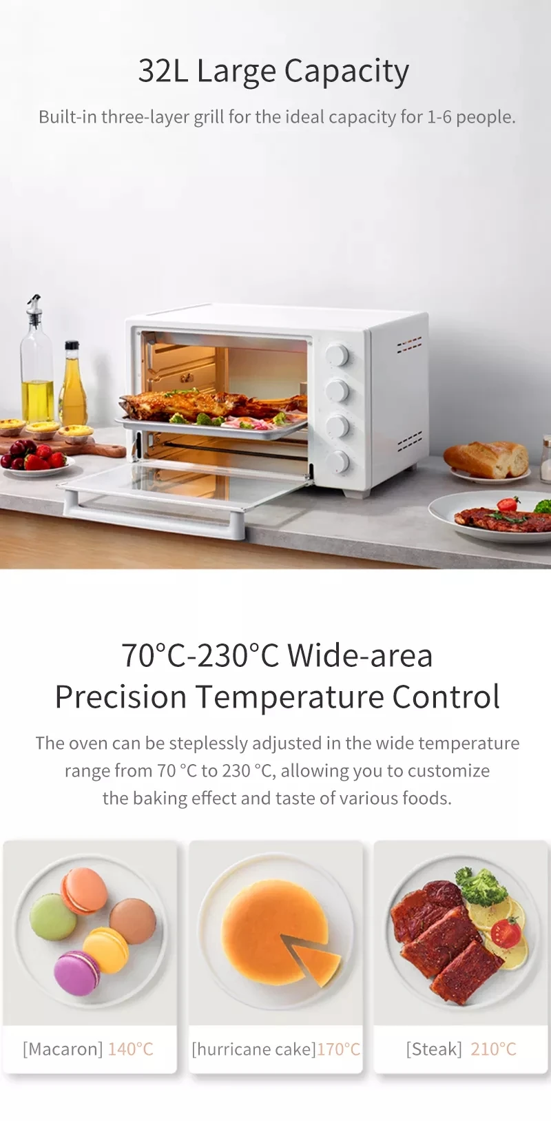 XIAOMI Mijia Smart Electric Oven 32L Price in Bangladesh - ShopZ BD