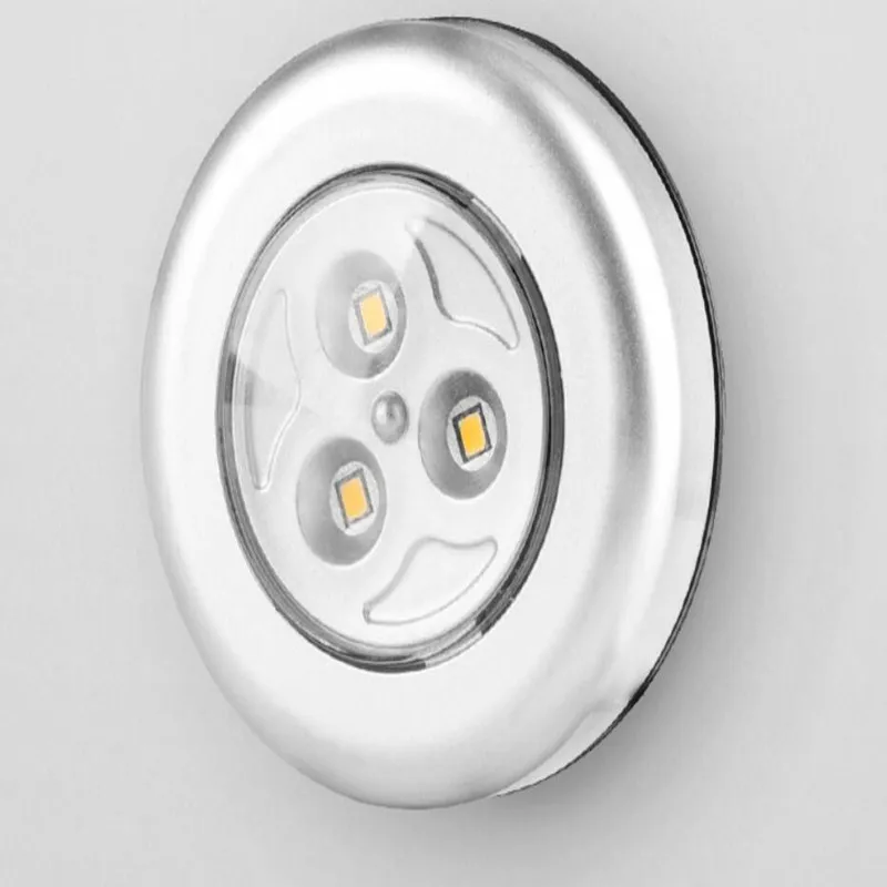

Cabinet lamp night lamp touch pressing LED lamp adjustable brightness for household dormitory