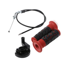 Твист Дроссельный ускоритель сцепление+ кабель для 47cc 49cc мини Байк Quad Pocket H4GC