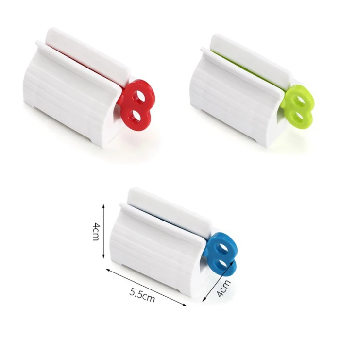 Rolling Tube Toothpaste Squeezer Toothpaste Facial Cleanser Seat Holder Dispenser AC889