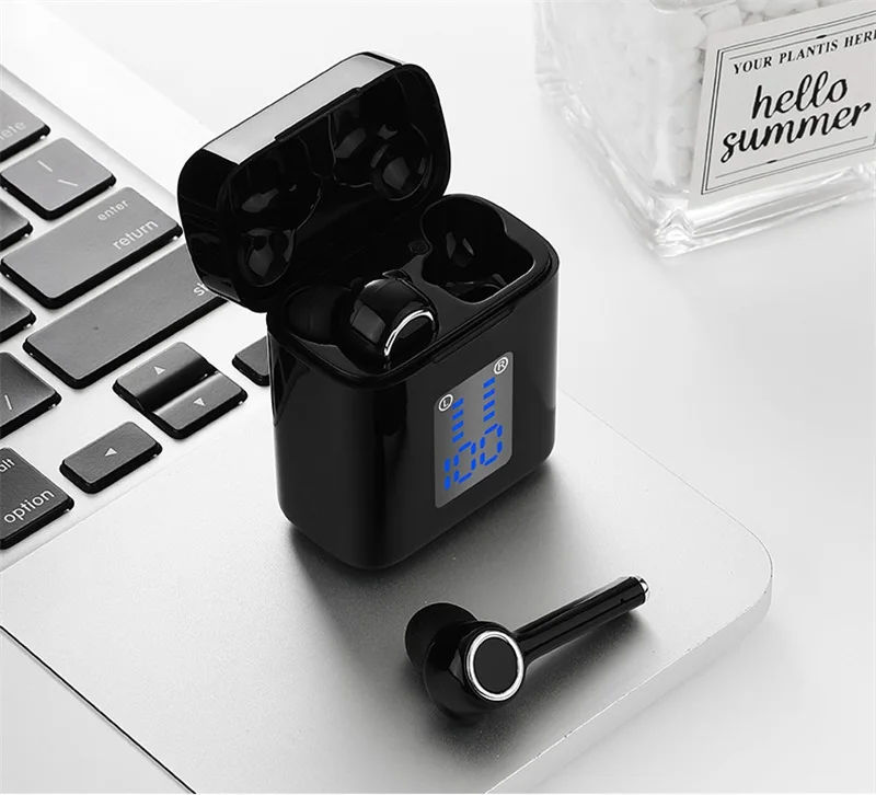 Беспроводные наушники Bluetooth 5 0 TWS HIFI спортивные для бега гарнитура поддержка HD