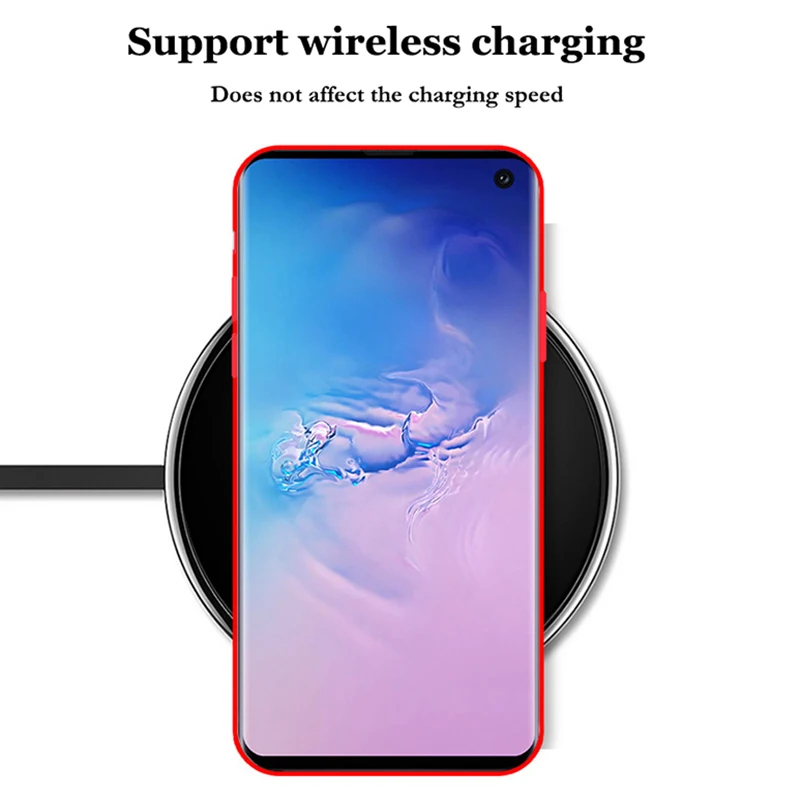 Противоударный мягкий силиконовый чехол для samsung Galaxy S10 5G Nete10 plus защитный
