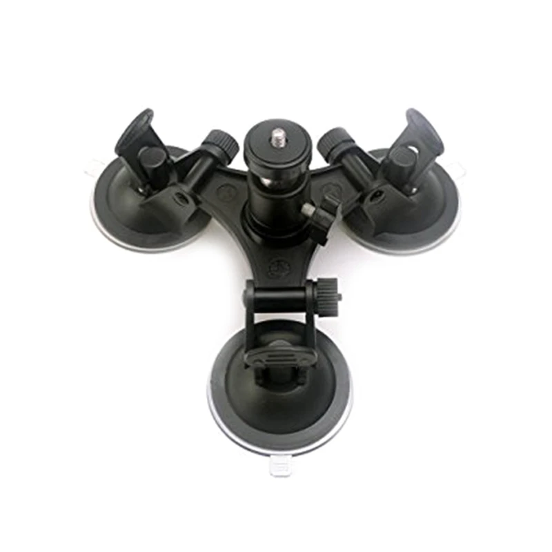 Тройной присоске крепление низкий угол присоска держатель для Gopro Hero 2 3 3+ 4 камеры