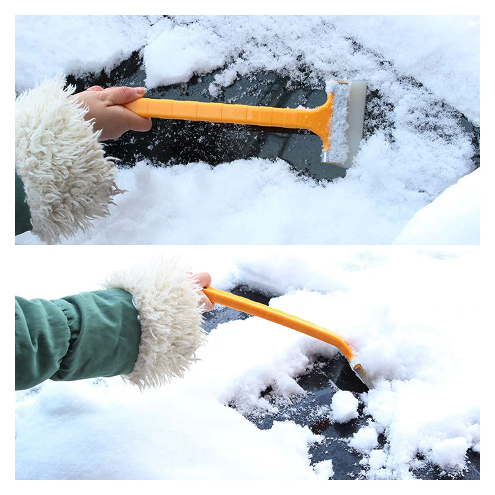 Длинная ручка сухожилия Deicing лопатка для льда скребок для снега и льда автомобиля Лобовое стекло авто очистить от льда инструмент для чистки автомобиля аксессуары