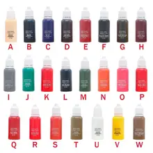 23 Цвета, полуперманентный макияж, брови, 15 мл, чернила, пигмент для татуировки, губ, чернила, цветная линия, цвет глаз, татуировка, микроблейдинг, косметический инструмент 23 Цвета, полуперманентный макияж, брови, 15 мл, чернила, пигмент для татуировки, губ, чернила, цветная линия, цвет глаз, татуировка, микроблейдинг, косметический инструмент