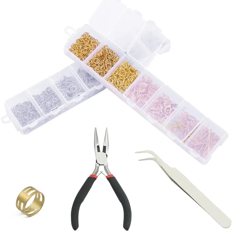 

Jewelry Accessories Kit Jump Rings/Lobster Clasp/Earrings Hooks/Pin Set DIY Beading Bracelet Necklace Earring Jewelry Making