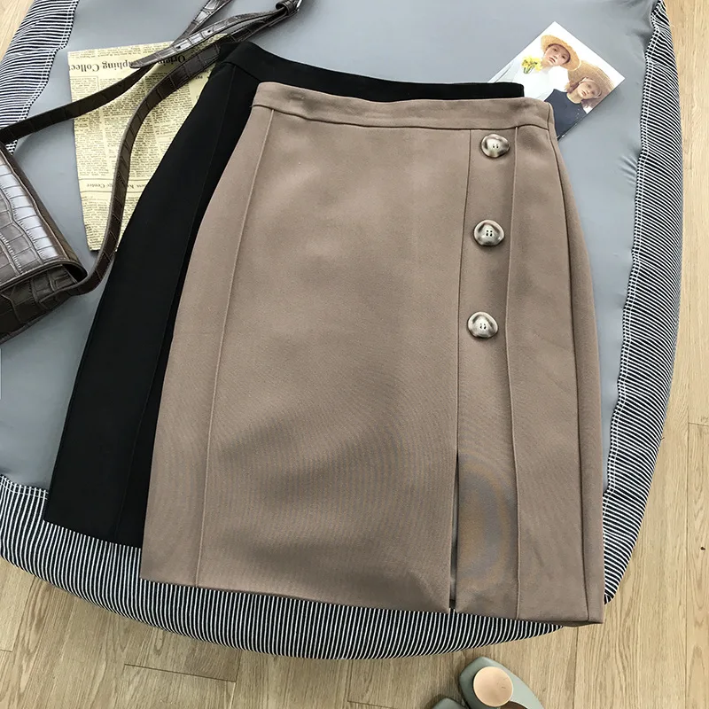 

Special Offer Women's Dress Processing Versatile Elegant Korean-style Slimming Skirt Hipster High-waisted Skirt 10.24