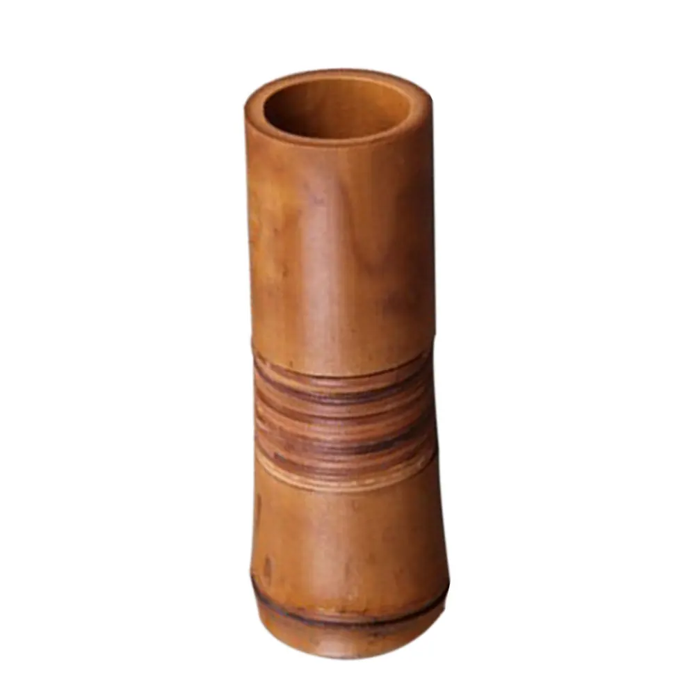 Table Handmade Crafts Wedding Bamboo Home Decoration Retro Removable Home Living Room Ornaments Pots Flower Vase Bottles Gift