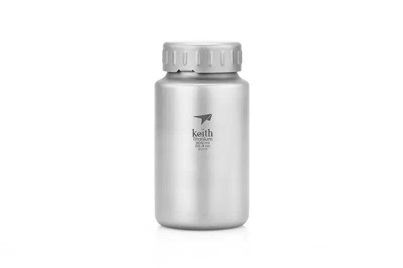 Ti3035 900ml KEITH Ti3035/Ti3036 900 мл/1200 мл титановая бутылка для воды на открытом воздухе легкая походная туристическая - Цвет: Ti3035 900ml