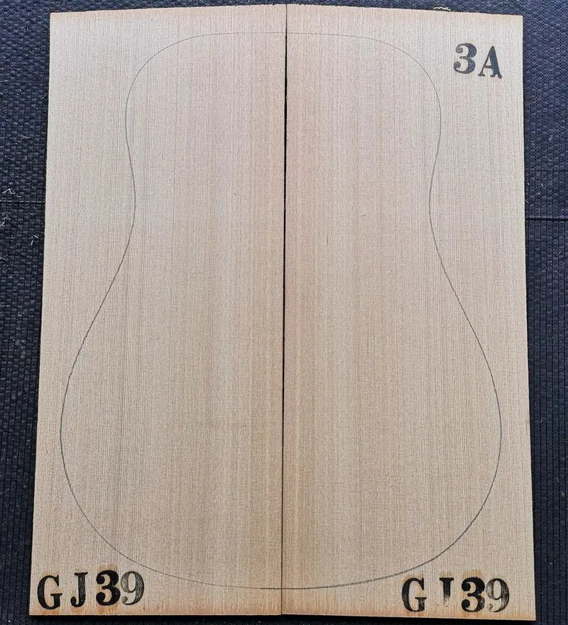 AAA класс Красный Кедр гитара из твердой древесины топ 41 дюймов DIY деревянная гитара панель ручной работы гитары изготовление материала