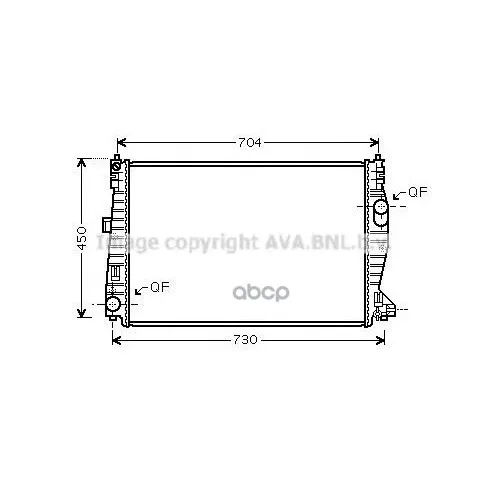 Radiator Ava. ALA2101