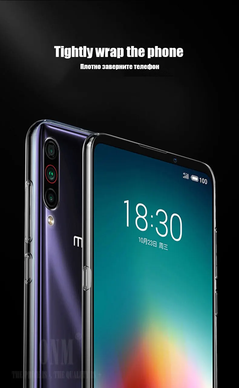 Чехол для Meizu 16 T 16s Pro 16Xs 16 TPU силиконовый прозрачный облегающий Бампер Мягкий чехол для Meizu Note 9 прозрачная задняя крышка