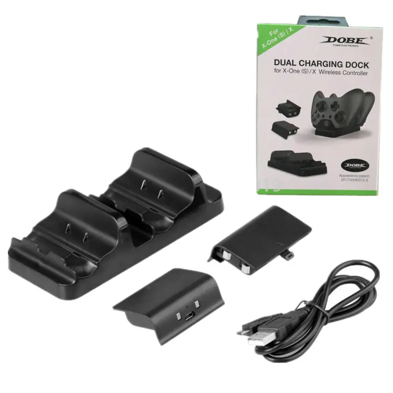 Универсальное зарядное устройство для двойной док станции + 2 аккумуляторных