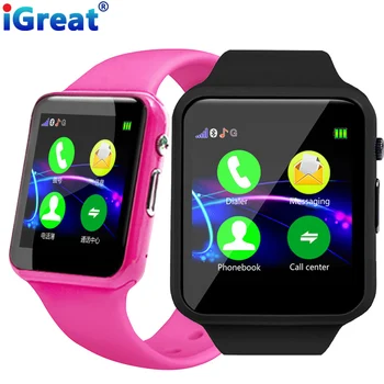

iGreat Smart Watch For Children Kids Baby Watch Phone 2G Sim Card Dail Call Touch Screen Waterproof Smart Clock Smartwatches