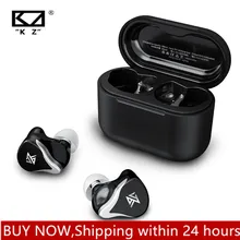 KZ Z3 TWS אלחוטי Bluetooth 5.2 אוזניות 1BA + 1DD היברידי אוזניות APTX מגע בקרת אוזניות רעש ספורט אוזניות Z1PRO S2 SKS