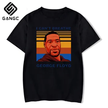 

black lives matter George floyd I can’t breathe shirt Summer Fashion Vintage Tshirt Print Tops Fashion Short Sleeve Casual Tee