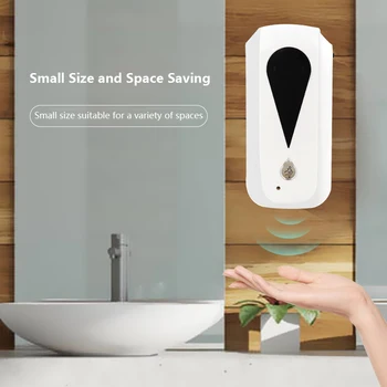 

1200ML Automatic Sensor Hand Disinfection Machine Spray Style Touchless Wall-mounted Spray Hand Cleaner Machine Bathroom Product