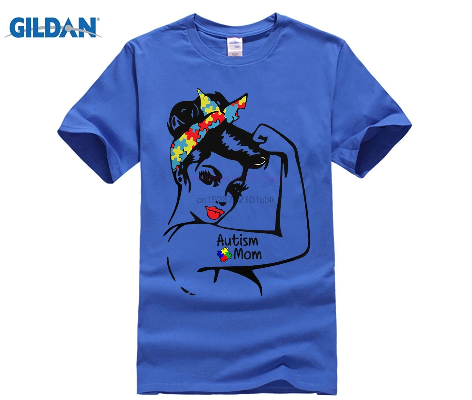 Camisas la concientización del autismo de la mamá del autismo fuerte| Camisetas|