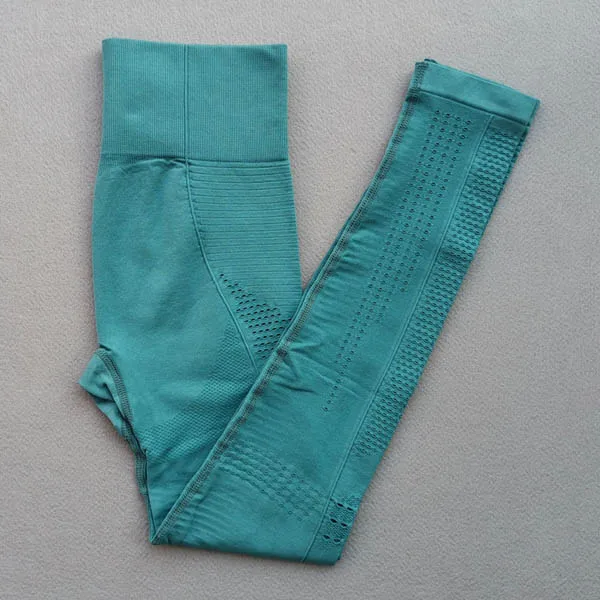 Navy pants Женский спортивный костюм из 2 предметов, бесшовные леггинсы+ укороченные рубашки, одежда для спортзала, комплект для тренировок, йоги, Женский комплект с длинным рукавом для фитнеса, спортивный костюм - Цвет: Navy pants