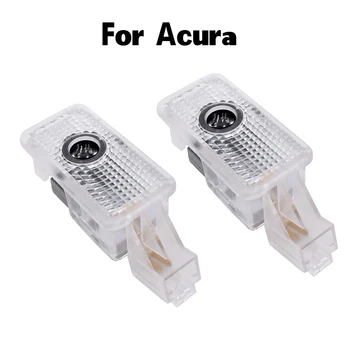 

2Pcs For Acura ghost light car door logo emblem Laser welcome lamp LED auto courtesy shadow luces for Acura MDX ZDX RLX TLX TL
