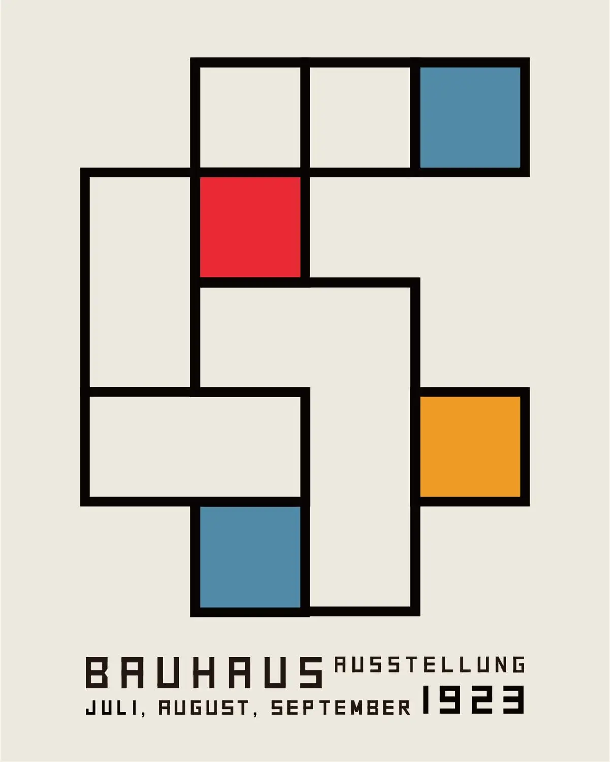 C Bauhaus выставочные настенные плакаты, абстрактные настенные художественные картины на холсте, скандинавские плакаты и принты, настенные картины для декора гостиной - Цвет: C