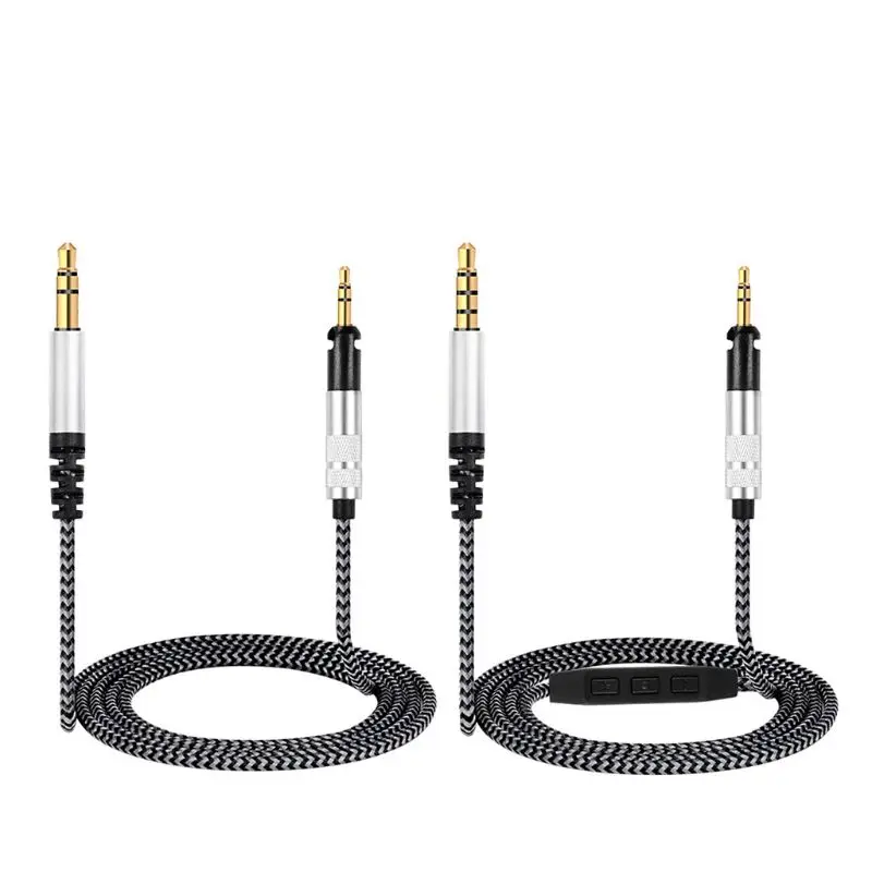 Замена 1,4 м/1,8 м нейлоновый тканый кабель для наушников HD598 HD558 HD518 HD595