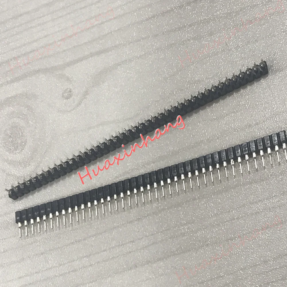 

100pcs/lot 2.54mm Pin Header Female Single Row 40 Pin 2.54mm Round mother seat Connector 1x40