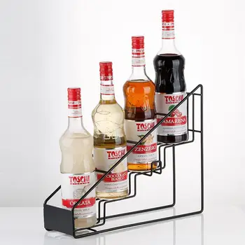 

Stainless Steel Sugar Syrup Shelf Sugar Syrup Shelf Kitchen Desktop Syrup Display For Coffee Shop Cafe Home Spice Rack