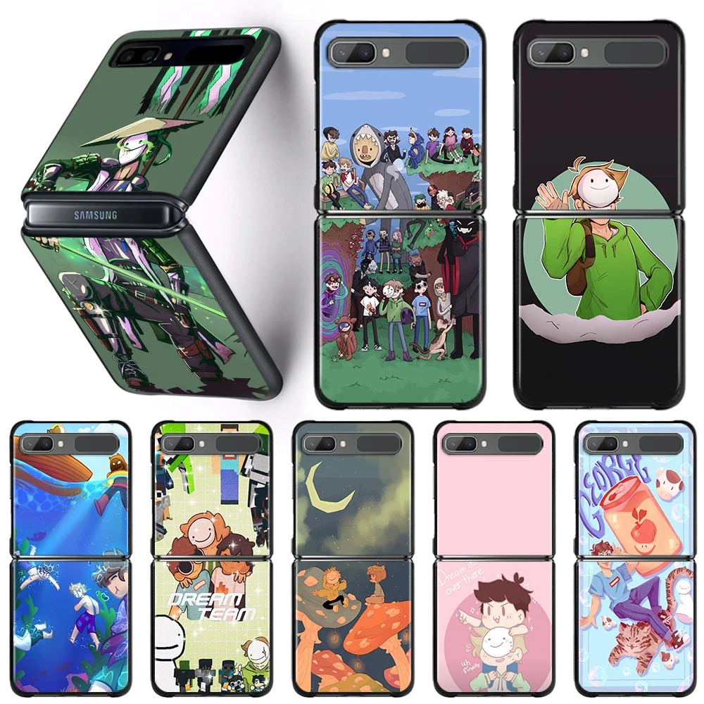 Cartoon Anime Dream Smp Cellphone Case For Samsung Galaxy Z Flip3 5g Z Flip 3 Z Flip Cover Pc Shell Black Caso Hard Capa Mobile Phone Cases Covers Aliexpress