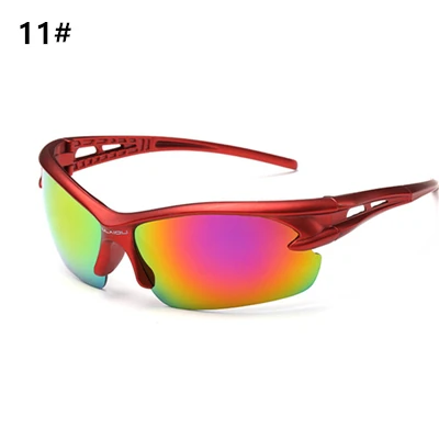Мужские и женские велосипедные очки дорожный велосипед MTB солнцезащитные очки Защита от ультрафиолетовых лучей очки гонщика для езды на велосипеде 13 цветов - Цвет: 11