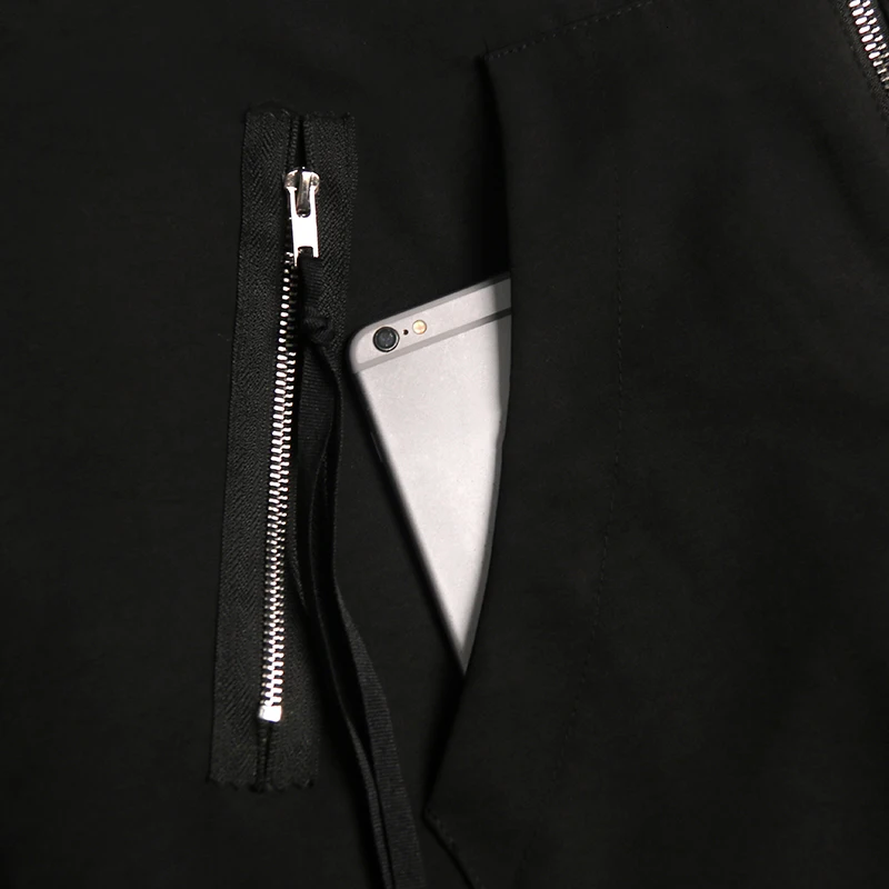 [EAM] Black Big Size Hooded Cotton-padded Coat Long Sleeve Loose Fit Women Parkas Fashion Tide New Autumn Winter 1H886