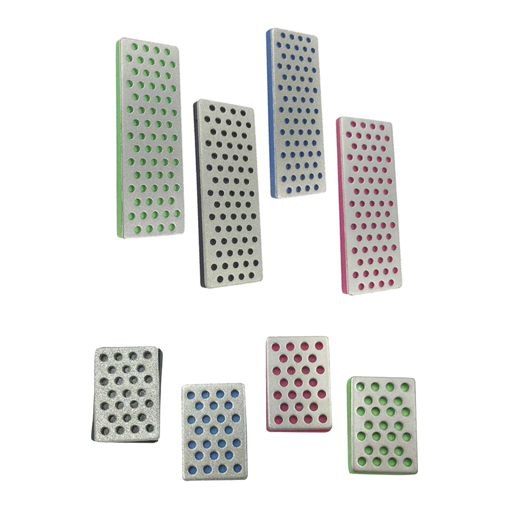 4 Pack Diamond Whetstone Small Sharpener Diamond Stone Sharpening Tools - Coarse / Fine / Extra-Fine Sharpening Honing