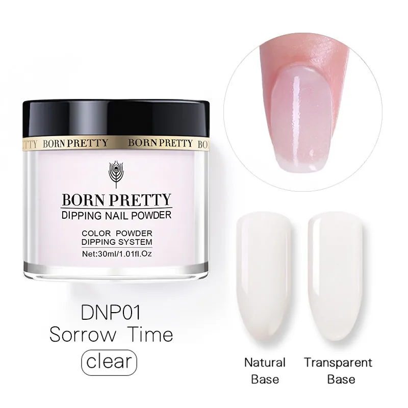 BP-DNP01 BORN PRETTY 30 мл погружающийся порошок для ногтей градиентный французский без лечения натуральный сухой порошок для ногтей длительное украшение для ногтей - Цвет: BP-DNP01