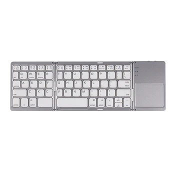 

Mini Folding Keyboard Bluetooth Foldable Wireless Keypad with Touchpad for Windows,Android,Ios Tablet Ipad Phone