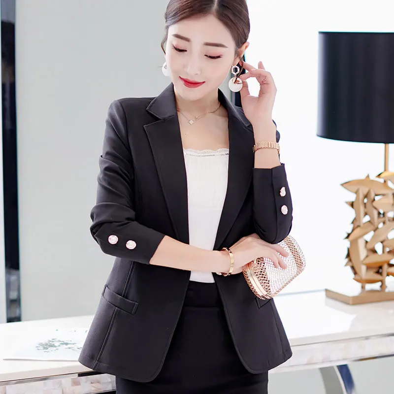 ladies short navy blazer