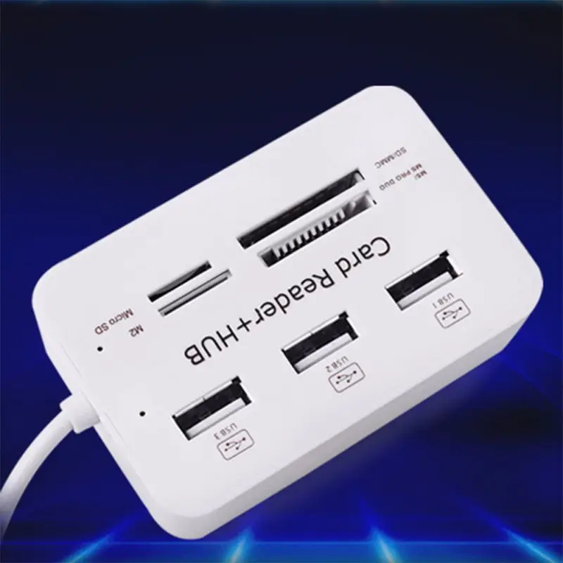 Удобный многофункциональный usb-концентратор 3 порта USB Передача данных MS/M2/SD/MMC/TF концентратор-картридер stadi5