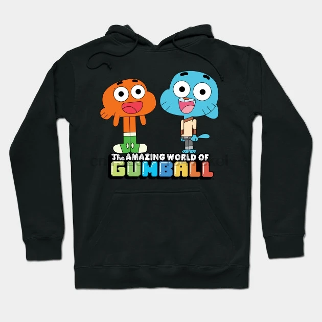 Мужская толстовка с капюшоном the amazing world of gumball от karamram женская уличная одежда