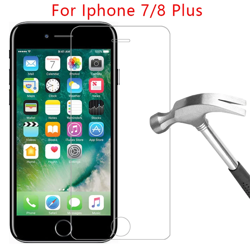 Чехол для iphone 7 8 plus защитный экран из закаленного стекла 7plus iphone7 iphone8 чехол i7 i8 |
