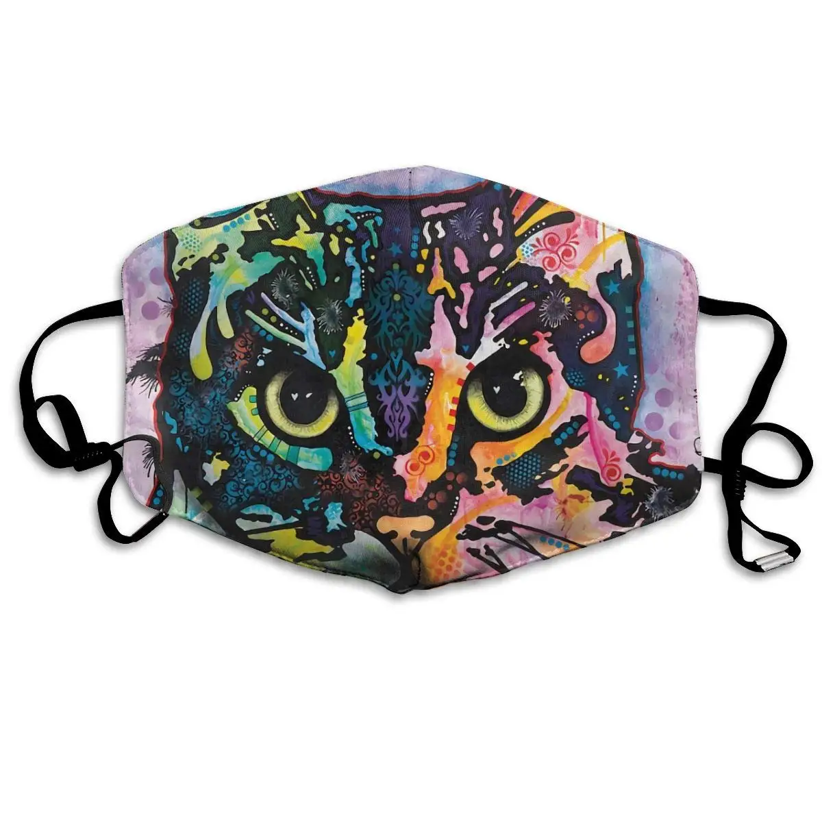 

Premium Dust Mask - Washable Breathable Mouth Face Mask - Adjustable Ear Loop for Kids Women Men Cat Design