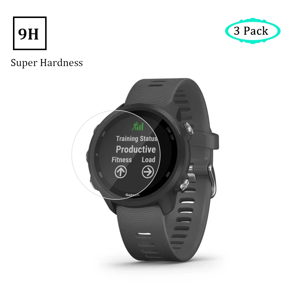 3 шт. для Garmin forerunner 245/245 музыка Smartwatch экран протектор 9H закаленное стекло Премиум протектор экрана пленка для часов